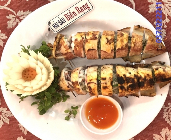 Mực dồn nướng