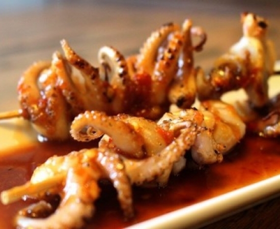 Bạch tuộc nướng